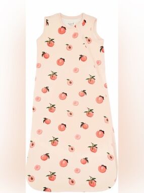 Kyte Baby Pink Peach-Print Sleepwear Sack- 1 Tog - small -wearable blanket